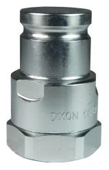 Dixon ST2F2, ST-Series Snap-Tite 71 Interchange Female Plug, 1/4"-18 NPT, 1/4" Body, 13/16" Hex, 1.84" Length, 10000 PSI, Steel