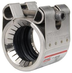Dixon STR20000, Straub Grip-L Axial Restraint Pipe Coupling, 3/4", 1.04" to 1.08", 1.05" Pipe OD, 670 PSI, Stainless Steel