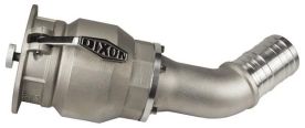 Dixon VR4030CS-AL45, Vapor Recovery Coupler x 45° Hose Shank, 4" x 3", Aluminum