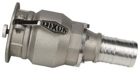 Dixon VR4030CS-SH, Vapor Recovery Coupler x Hose Shank, 4" x 3", Aluminum