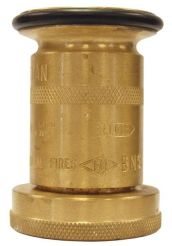 Dixon WDN150, Brass Industrial Washdown Nozzle, 1-1/2" NPSH, 90° Spray GPM, 100 PSI