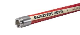 1-1/2 ID X 20 FT: Glidetech Butyl Hose with Sanitary Tri-Clamp Crimped Ends