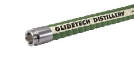 2 ID X 20 FT: Glidetech Distillery Hose with Sanitary Tri-Clamp Crimped Ends