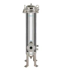 Global GTCH321N2415EP, Multi-Cartridge Liquid Filter Vessel, 304SS, 1" FNPT, Electropolished