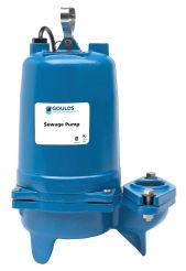 Goulds WS0311BF, Submersible Pump, 2" NPT Discharge, 1/3 HP, 1 Phase, 115V, 1750 RPM, 10.7 Amps, 4.69" Impeller, Cast Iron, 3887WSBF Series