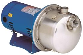 Goulds LB0512, Booster Pump, 1" Discharge, 1-1/4" Suction, NPT, 1/2 HP, 1 Phase, 115/230V, 3500 RPM, ODP, 4.50" Impeller, Stainless Steel, LB Series