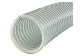 Jason 4615-1000, 1 in. ID, Clear/White Helix PVC Water Suction Hose