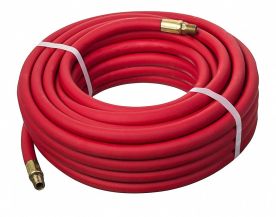 Kuri Tec HS1134D-08X50, 1/2 in. ID x 50 ft, Red Multi-Purpose Air Hose Assembly