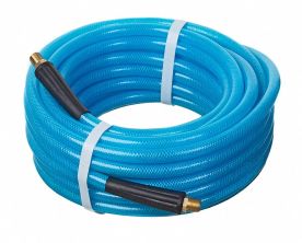 Kuri Tec HS5090-04X100, 1/4 in. ID x 100 ft, Turquoise Polyurethane Pneumatic Air Tool Hose Assembly