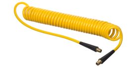 Kuri Tec HSC2841-04X10, 1/4 in. ID x 10 ft, Yellow Ether-Based Self-Store Coiled Tubing Assembly