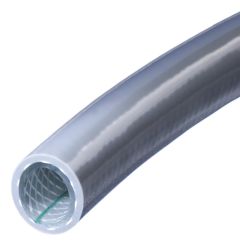 Kuri Tec K6158-08X300, 1/2 in. ID, Gray High Purity PVC Potable Water Hose