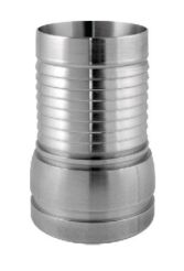 LGV 250VCSS, Crimp Victaulic, 2-1/2", 304 Stainless Steel, Grooved End