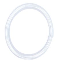 Rubber Fab 40MOFE-W-1000, Tri-Clamp Gasket, Type II Flanged, 10", EPDM, White