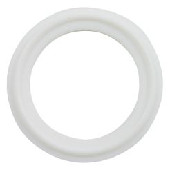 Rubber Fab 40MVG-100, Tri-Clamp Gasket, Type I, Schedule 5, 1", PTFE, White