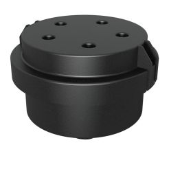 Solberg PS-04-038, Miniature Plastic Filter Silencer, 6 SCFM, 3/8" MPT, 2 Micron, PS Series