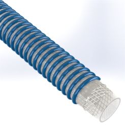 Texcel SPVC-MHH-5.0-100, 5 in. ID, SIGMA-POLY MHH Polyurethane Food Grade Suction & Discharge Hose