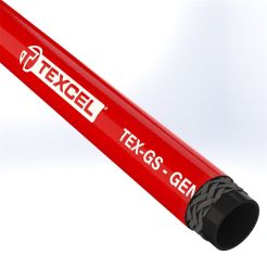 Texcel GS-6-R250-600R, 3/8 in. ID, TEX-GS General Service Air & Water Hose