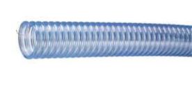 Tigerflex WE100X100, 1 in. ID x 100 ft, WE Series Food Grade PVC Material Handling Hose with Grounding Wire