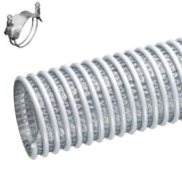Tigerflex WSTF300X100, 3 in. ID x 100 ft, WSTF Series Food Grade PVC Suction & Discharge Hose