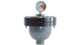 Blacoh 1305NDP, Pulsation Dampener, Sentry II, 36 in³, 1/2" FNPT, 150 PSI, Polypropylene, EPDM