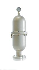 Blacoh 2400TP, Pulsation Dampener, Sentry I, 370 in³, 2" FNPT, 150 PSI, Stainless Steel/Polypropylene, PTFE