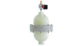 Blacoh 301NDP, Pulsation Dampener, Sentry II, 85 in³, 3/4" FNPT, 150 PSI, Polypropylene, EPDM