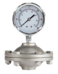 Blacoh CPVC-0100-SB01-T50, Gauge Guard, 2 in³, 1/2" FNPT, 100 PSI, CPVC, PTFE