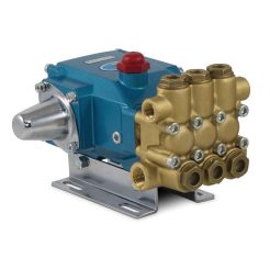 CAT 3CP1120.3000, High Temperature Plunger Pump, 4.2 GPM, 1/2" Inlet, 3/8" Discharge, 2200 PSI, Brass, Belt Drive