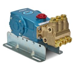 CAT 57 Plunger Pump, 7 Frame, 4.5 GPM, 1/2" Inlet, 3/8" Discharge, 4000 PSI, Brass, Belt Drive