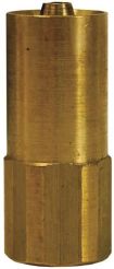 Dixon 0010860C, Grease Whip Female NPT Hose Fitting, 1/8"-27, Brass