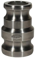 Dixon 100-AA-SS, Cam & Groove Spool Adapter, 1", 316 Stainless Steel, 250 PSI