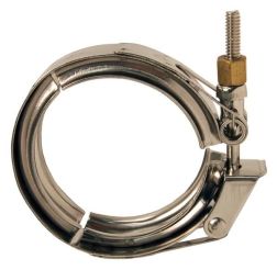 Dixon 13MO250, T-Bolt Sanitary Clamp, 2-1/2" Tube OD, 304 Stainless Steel