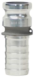 Dixon 150-E-AL, Boss-Lock™ Cam & Groove Type E Adapter x Hose Shank, 1-1/2", Aluminum, 250 PSI