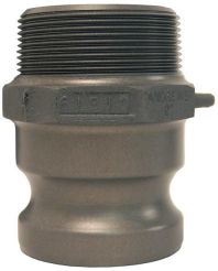 Dixon 150-F-ALH, Boss-Lock™ Cam & Groove Type F Adapter x Male NPT, 1-1/2", Aluminum, 250 PSI