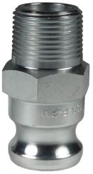 Dixon 150-F-PM, Boss-Lock™ Cam & Groove Type F Adapter x Male NPT, 1-1/2", Iron, 250 PSI