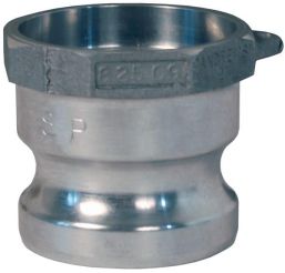 Dixon 150AWSPAL, Cam & Groove Adapter Socket Weld to Schedule 40 Pipe, 1-1/2", Aluminum, 250 PSI