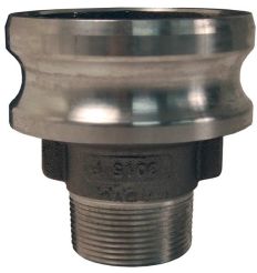 Dixon 1520-F-AL, Cam & Groove Reducing Type F Adapter x Male NPT, 1-1/2" x 2", Aluminum, 250 PSI