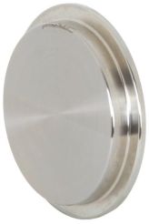 Dixon 16AI-14I150R, Male I-Line Solid End Cap, 1-1/2" Tube OD, 316L Stainless Steel