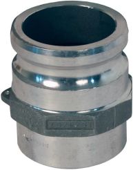 Dixon 200AWBPSTAL, Cam & Groove Adapter Butt Weld to Schedule 40 Pipe/Socket Weld to Nominal Tubing, 2", Aluminum, 250 PSI