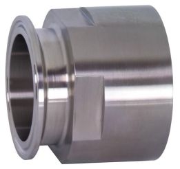 Dixon 22MP-G10050, Female NPT Clamp Adapter, 1" Tube OD, 304 Stainless Steel