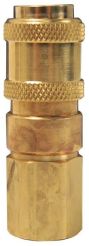 Dixon 2AF1-B, A-Series Pneumatic Female Coupler, 1/8" NPTF, Brass