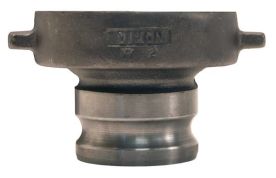 Dixon 300-TCA-MI, Cam & Groove Adapter x Railroad Tank Car Connection, 3", Iron