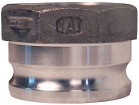 Dixon 400-AS-AL, Cam & Groove Adapter x NPSM Thread, 4", Aluminum, 100 PSI