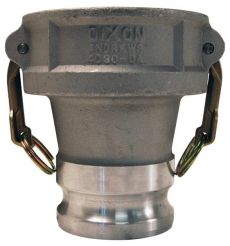 Dixon 4030-DAVR-AL, Vapor Recovery Coupler with Probe x Adapter, 4" x 3", Aluminum