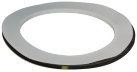 Dixon 500GTCATV, Cam & Groove Railroad Tank Car Gaskets, PTFE/FKM Filler, 5" Size, 3-13/16" ID, 5-1/4" OD, 3/16" Thickness