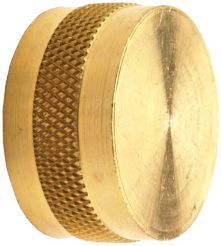 Dixon 5131212C, Garden Hose Cap, 3/4"-11-1/2 GHT, Brass