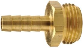 Dixon 5931212CLF, Long Shank Male Coupling, 3/4" Hose ID, 3/4"-11-1/2 Thread, 2.78" Length, Brass