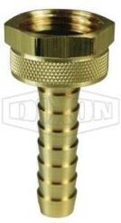 Dixon 5941212CLF, Long Shank Female Swivel, 3/4" Hose ID, 3/4"-11-1/2 GHT, 2.66" Length, Brass