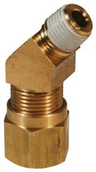 Dixon 79NAB106VS, Air Brake 45° Elbow, 13/16"-18 x 3/8", 5/8" Tube, 150 PSI, Brass