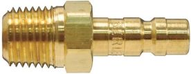 Dixon A1M1-B, A-Series Pneumatic Male Plug, 1/8" NPT, 7 CFM, Brass